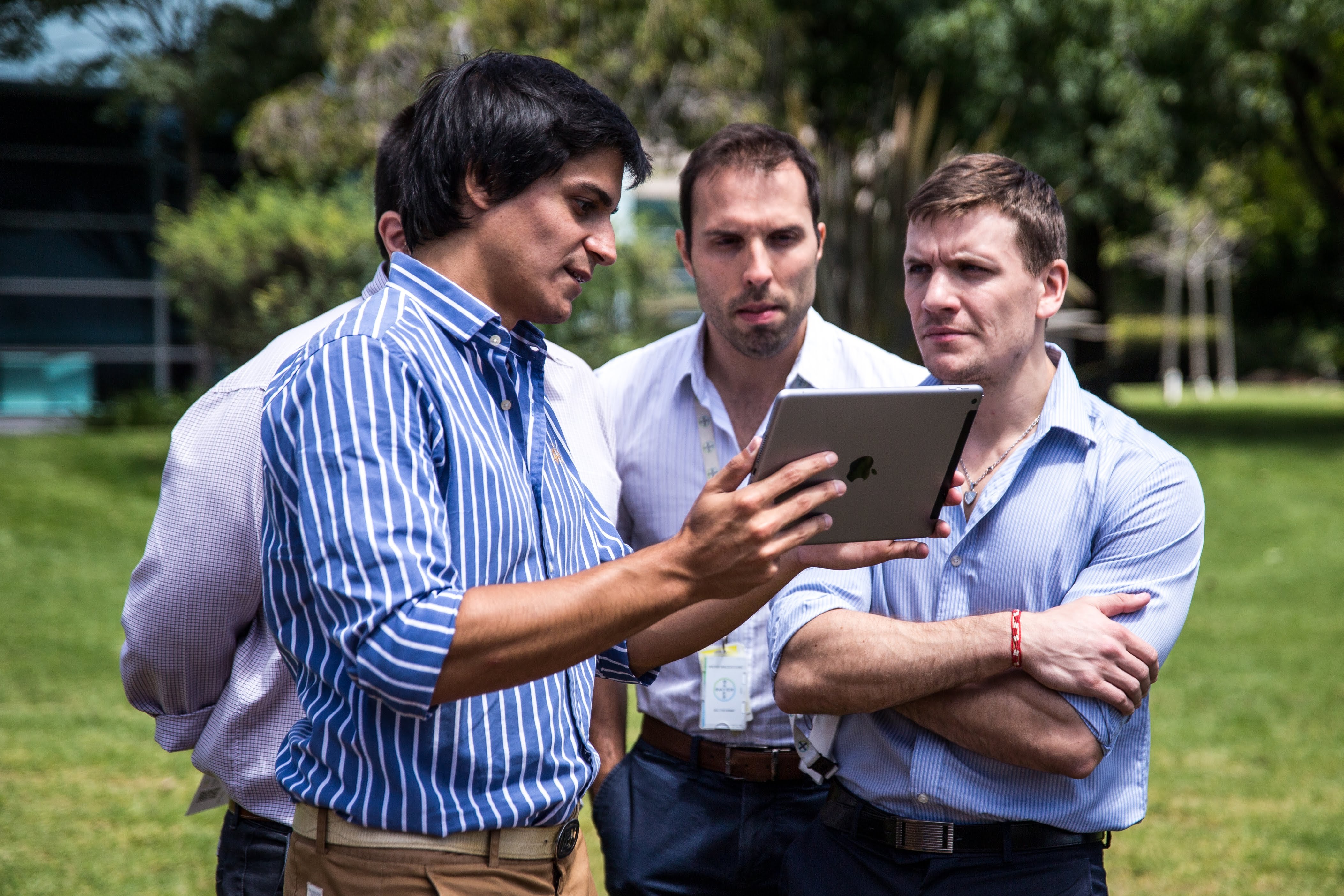 Equipo de personas utilizando el Plan de Entrada