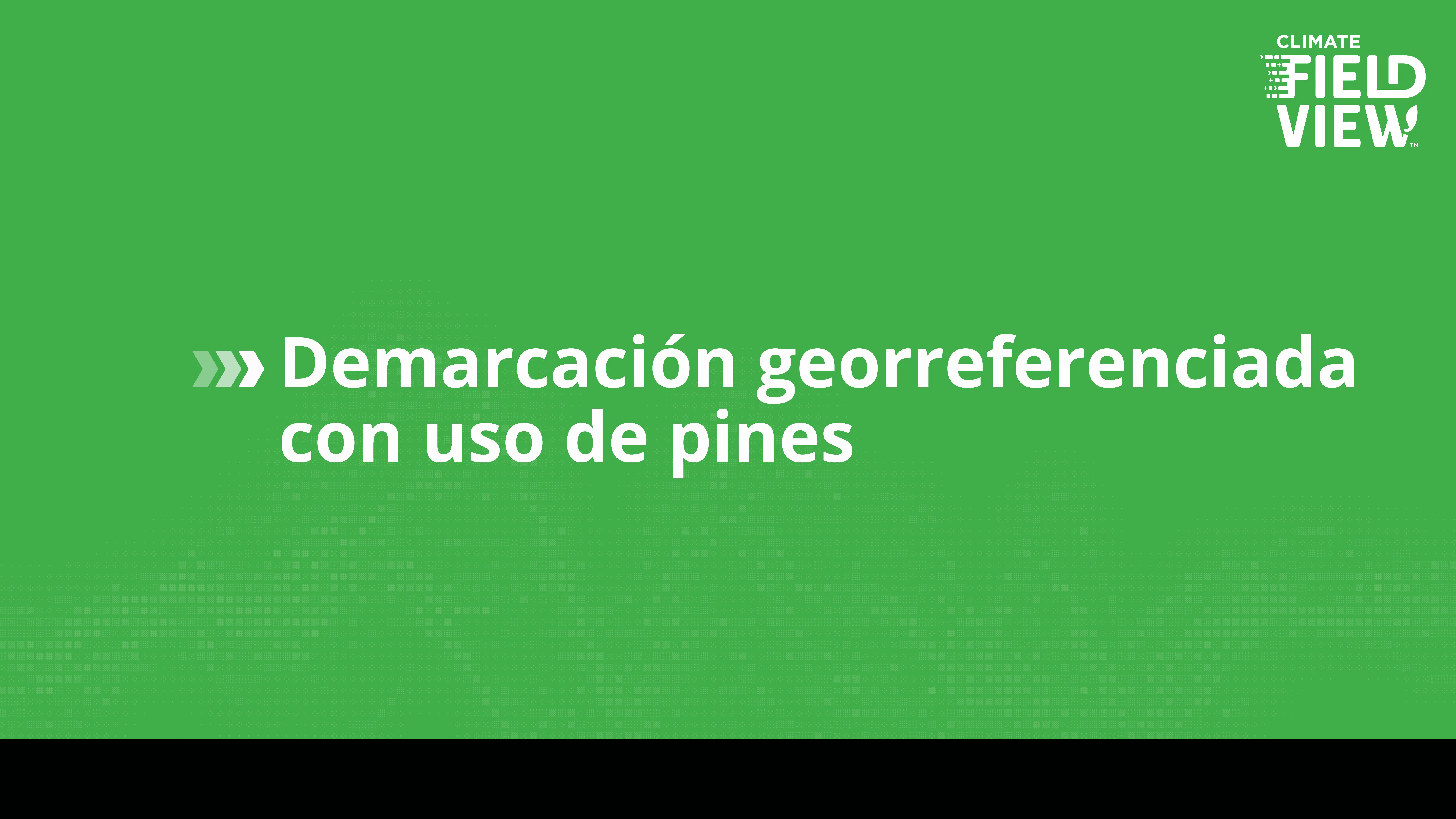 Demarcación georreferenciada